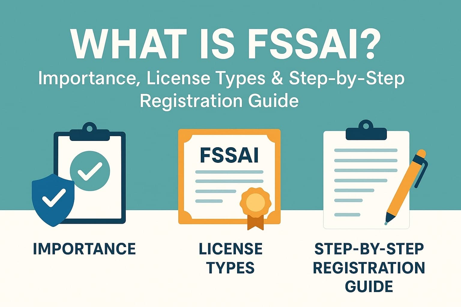 What is FSSAI? Importance, License Types & Step-by-Step Registration Guide