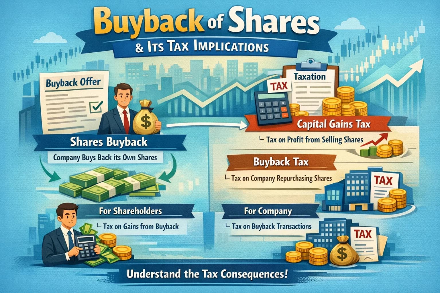 Buyback of Shares & Its Tax implications.