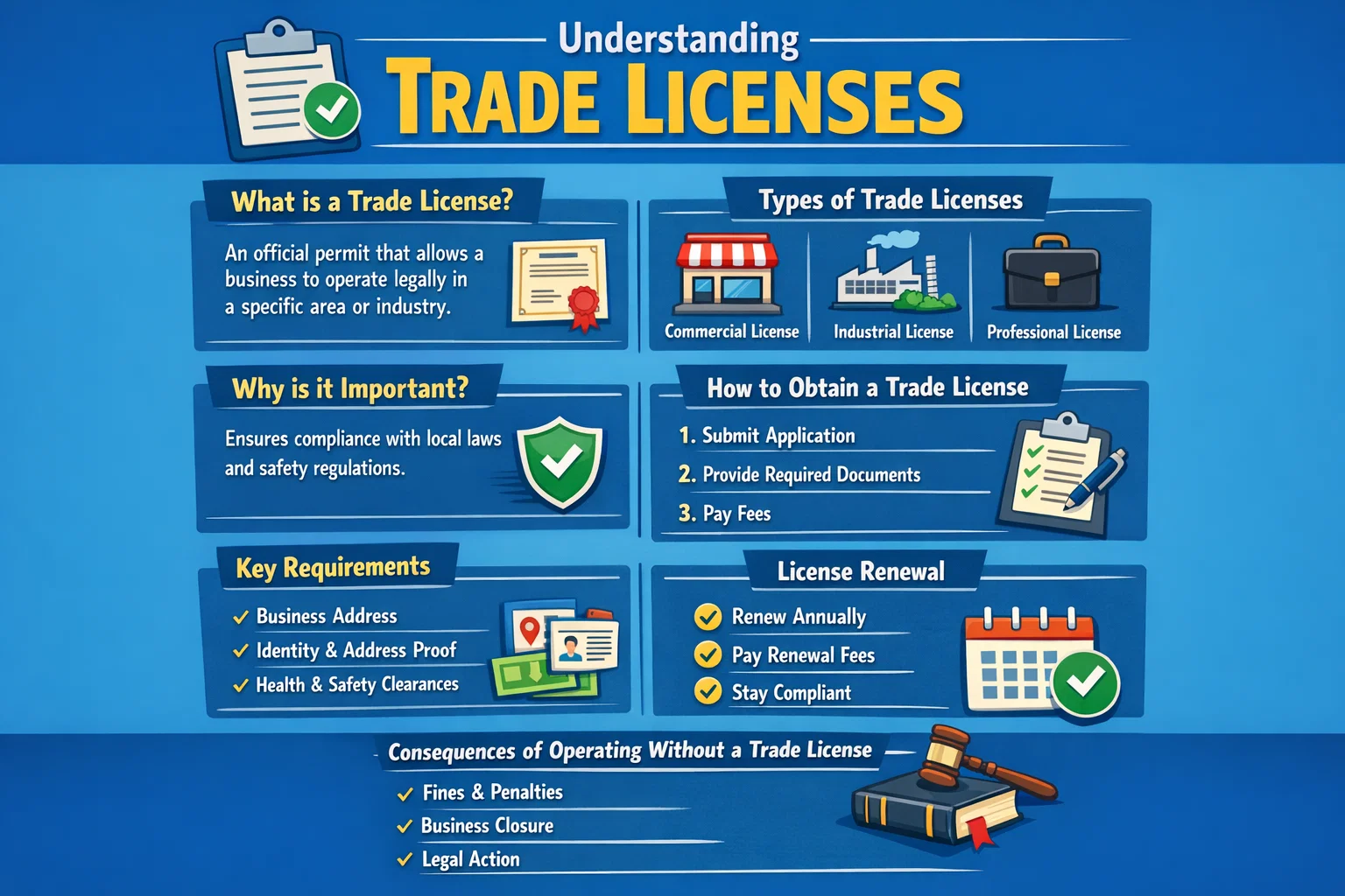 Know everything about Trade Licenses