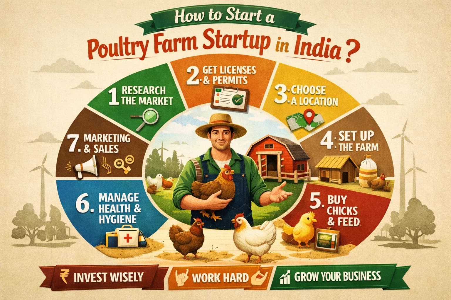 How to Start a Poultry Farm Startup in India?