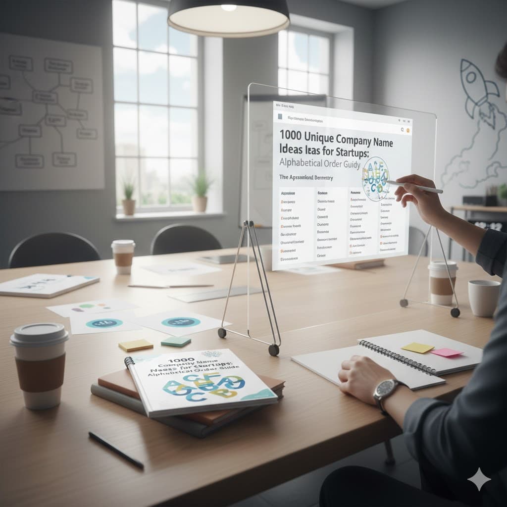 1000 Unique Company Name Ideas for Startups: Find the Perfect Business Name