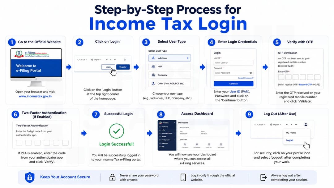 Income Tax Login Portal First Startup income-tax-login-portal-first-startup